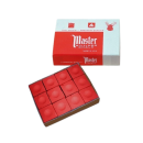 Billard Kreide Master Rot 12er Pack